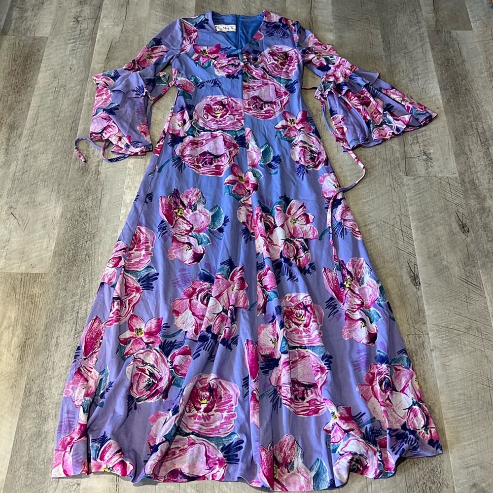 Vera Mont Paris vintage floral dress